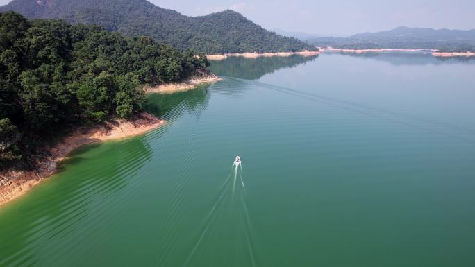 广州市从化区良口镇流溪湖景区航拍