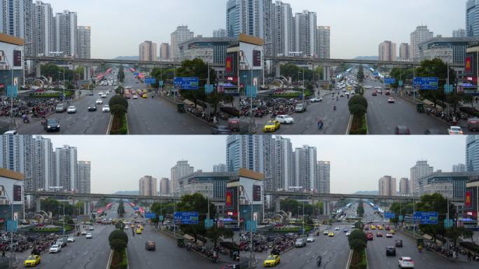 重庆城市交通宣传延时