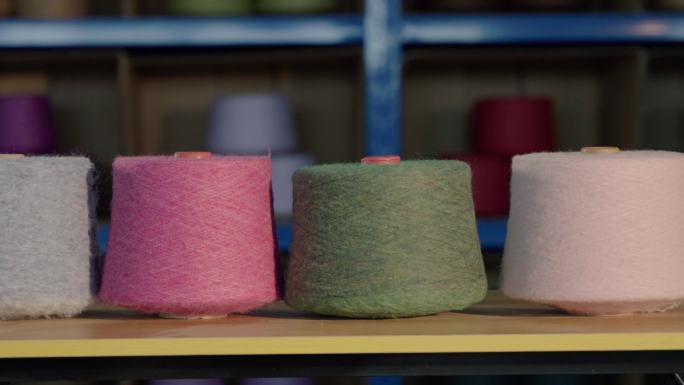 羊绒线和仓库，绒线样品及仓库，绒线