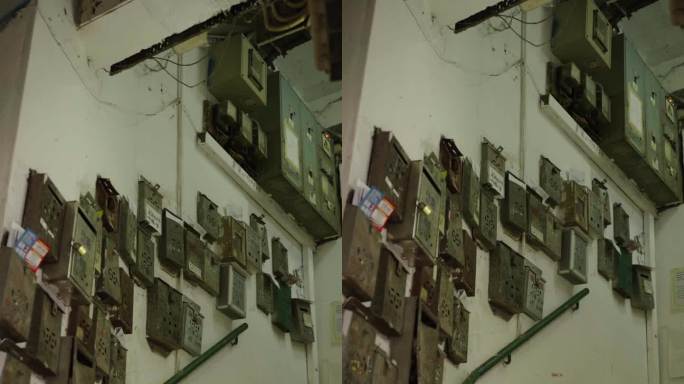 香港竖屏主观视觉转场民宅楼房住所年代楼梯