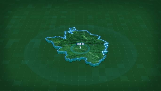 湖北襄阳市保康县面积人口区位地图信息展示