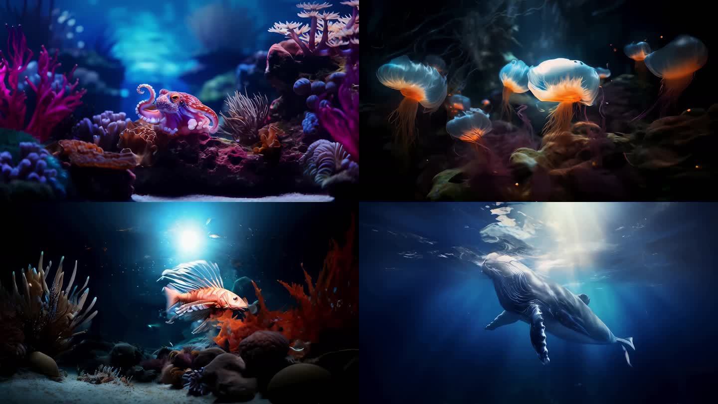 海洋生物4K高清视频
