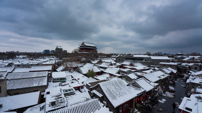 烟袋斜街雪景