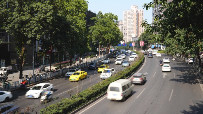 车流延时空镜