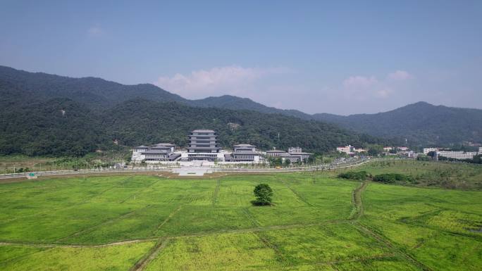 广州市从化区广州国家版本馆航拍