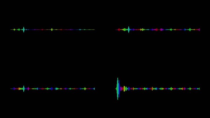 音乐 音频频谱  可视化 透明通道