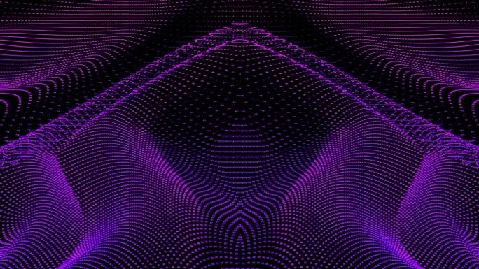 【4K时尚背景】紫色线条科技神秘视觉VJ