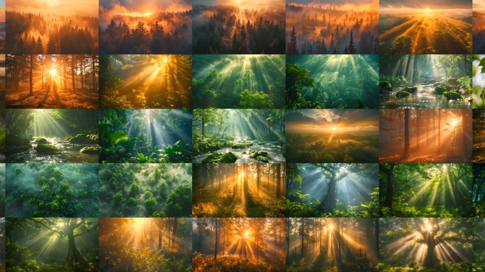 【4K高清】黎明森林雨林生态合集
