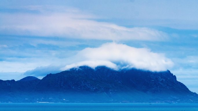 灵山岛 岛屿上空的积云