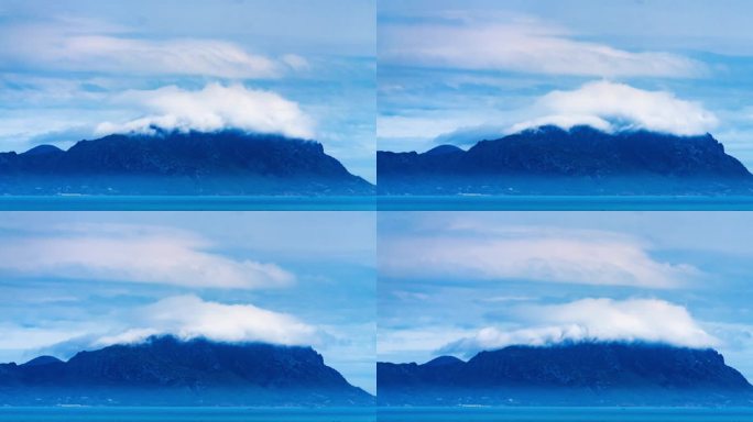 灵山岛 岛屿上空的积云