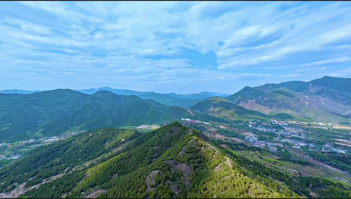 山清水秀 密云水库 水质 航拍青山绿水