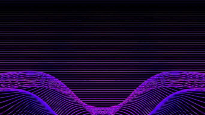【4K时尚背景】紫色线条科技神秘VJ视觉