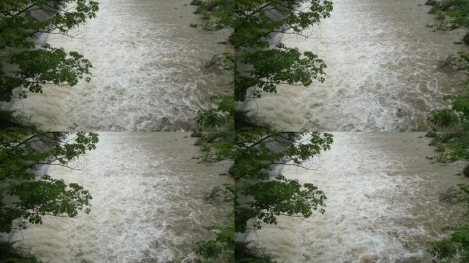 暴雨天气  大坝决堤