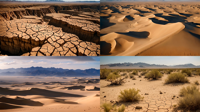 【干旱】荒漠戈壁滩干旱