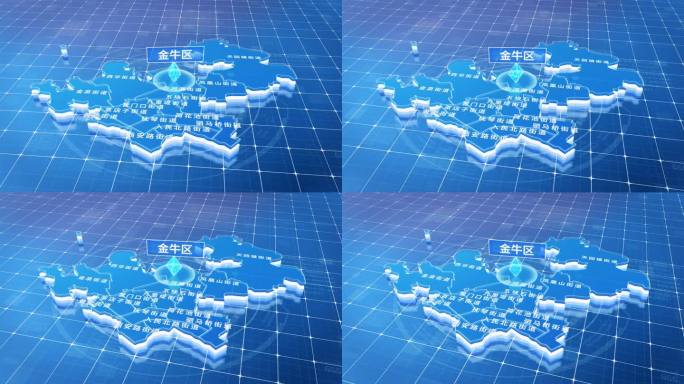 金牛区蓝色三维科技区位地图