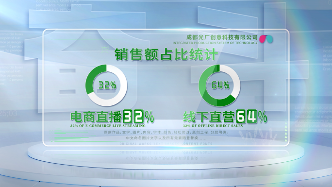 绿色数据科技农业乡村振兴数据展示