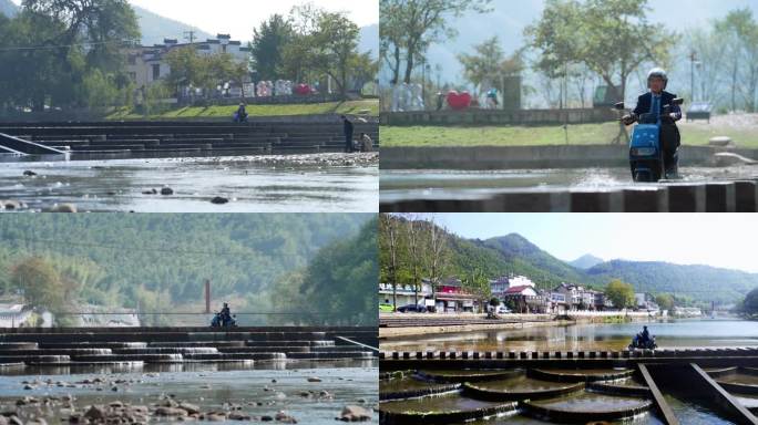 4k-安徽泾县旅游鱼鳞坝网红打卡地