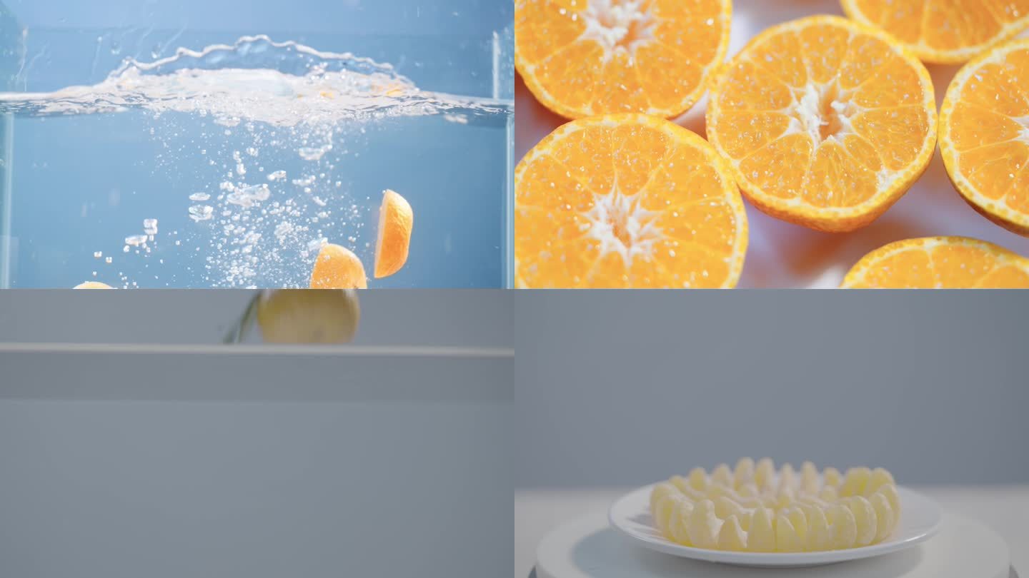 橘子橙水果水份充足营养丰富