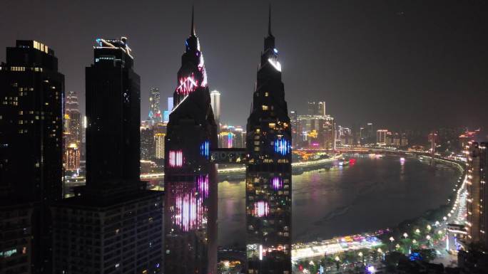 重庆无敌夜景 南滨路夜景 渝中区夜景