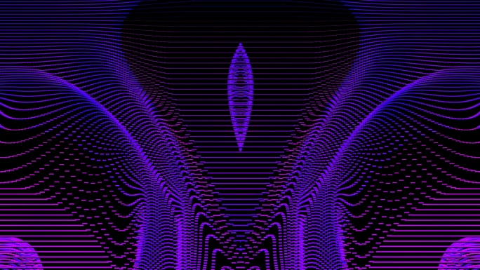 【4K时尚背景】紫色线条科技炫酷视觉VJ