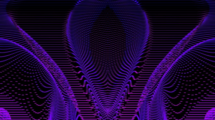 【4K时尚背景】紫色线条科技炫酷视觉VJ