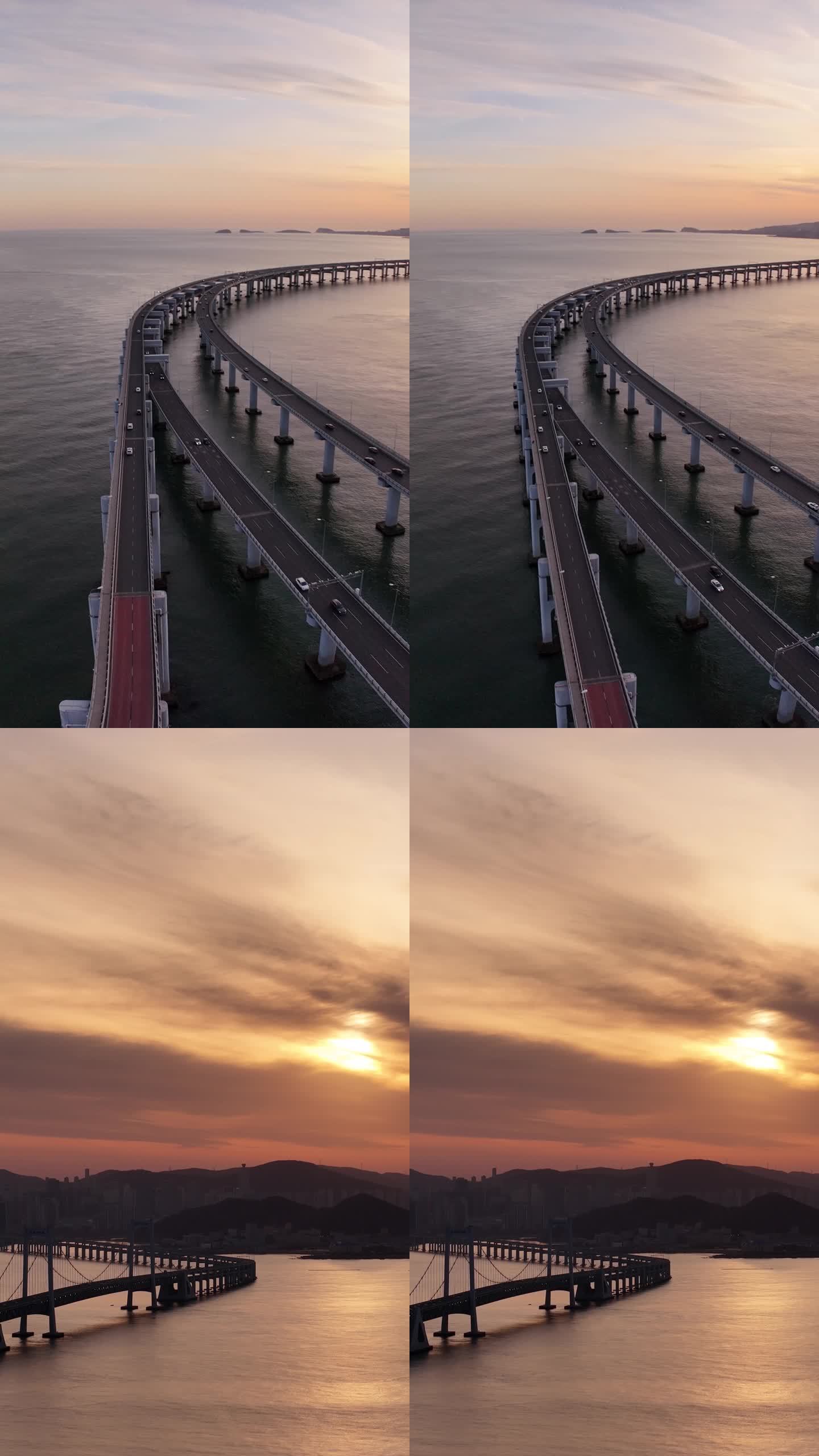 跨海大桥，竖屏