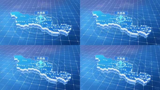 大邑县蓝色三维科技区位地图