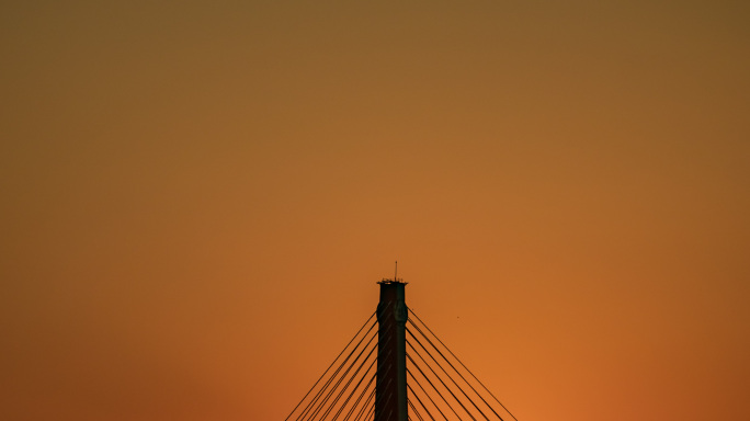 桥梁日落