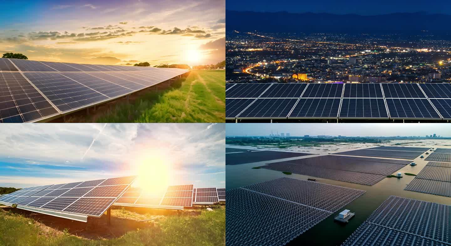 太阳能发电站新能源光伏发电环保