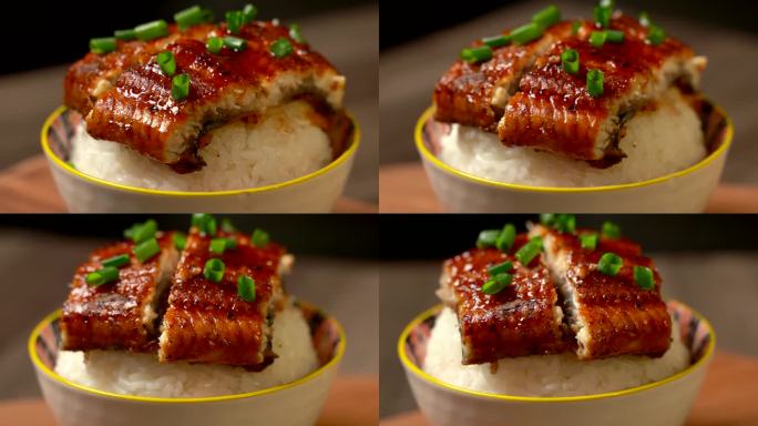 日式美食鳗鱼饭4K