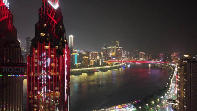 重庆无敌夜景 南滨路夜景 渝中区夜景