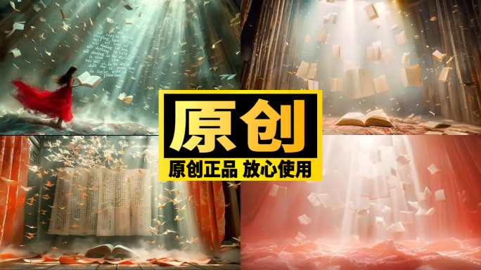 看书读书书本 阳光 读书唯美 书店 翻书