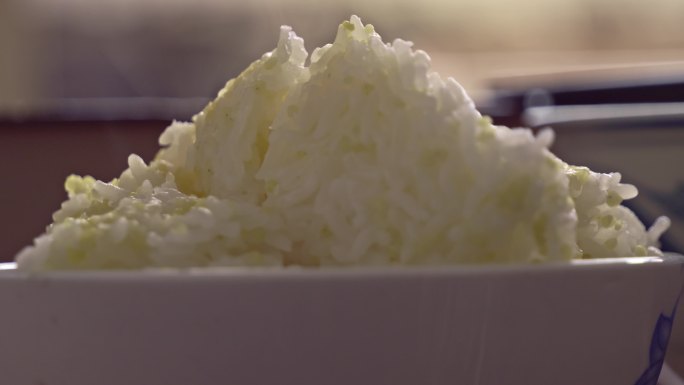 大米小米饭菜肴4K视频素材
