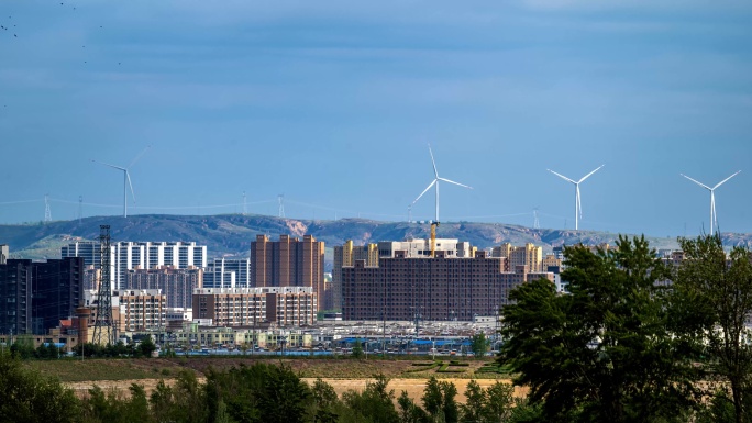 陕西榆林东风力发电机新能源清洁能源大风车
