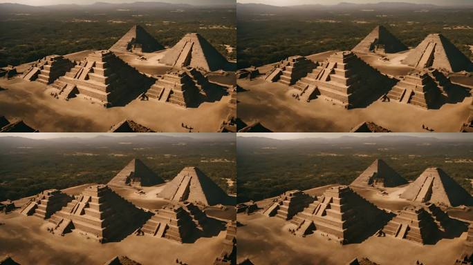 玛雅金字塔遗址山谷