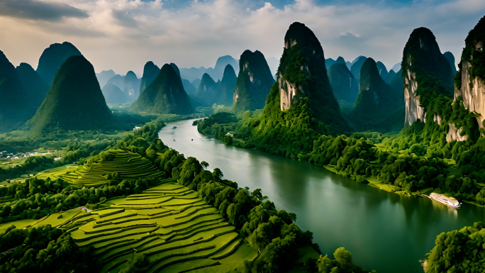 桂林山水自然风光