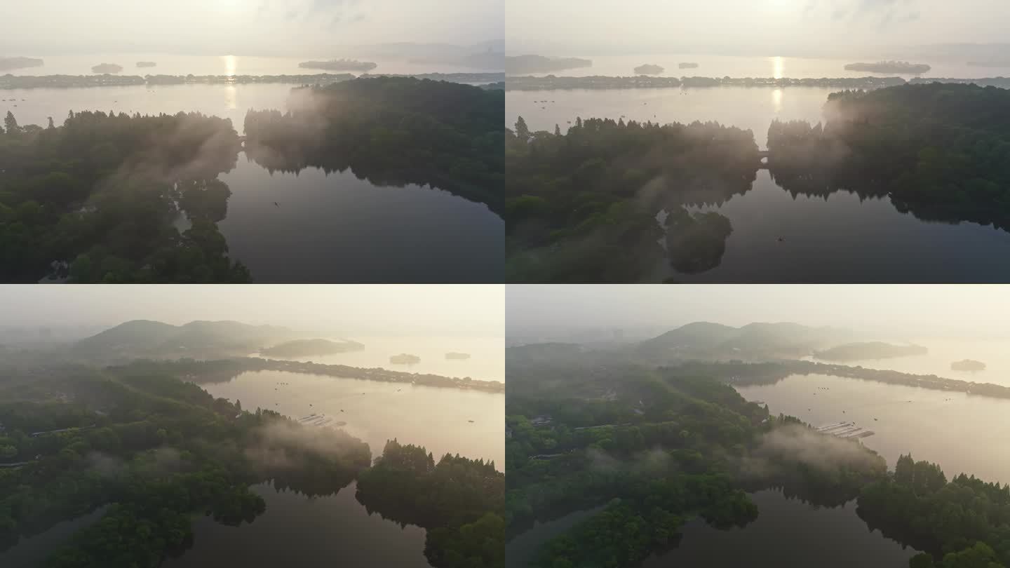 杭州西湖清晨风光