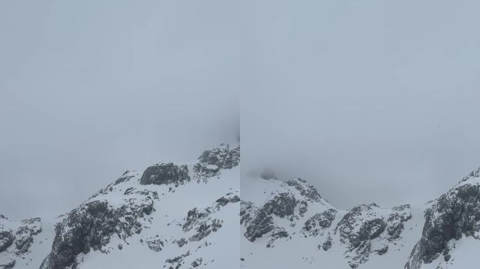 玉龙雪山雪景