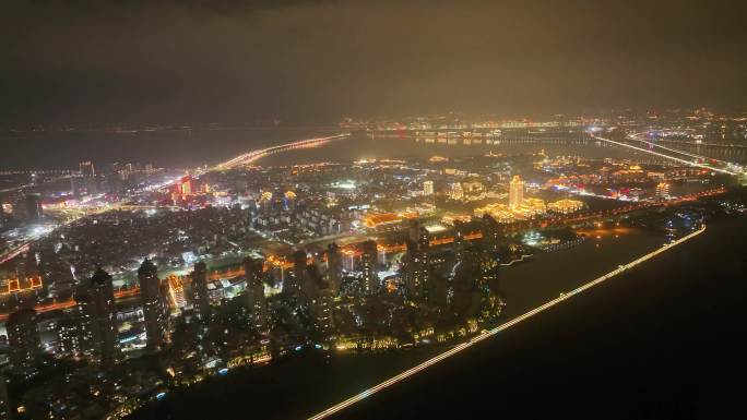 厦门集美城区航拍大景