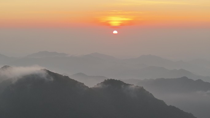 4K-Log-航拍海南热带雨林，尖峰岭