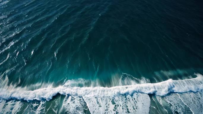 大海海浪波浪波涛汹涌浪花海面动画