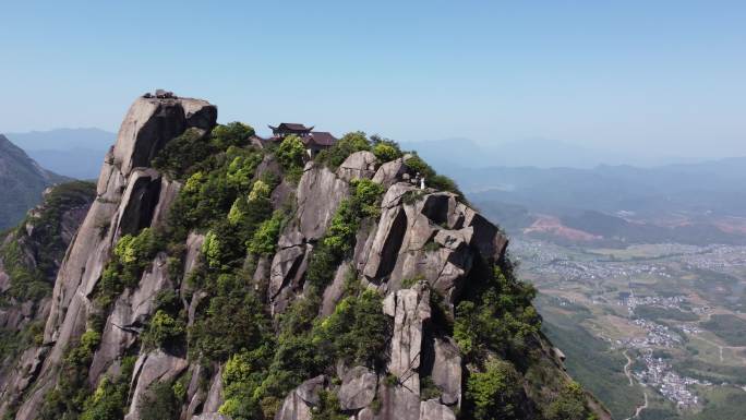 江西 灵山 南峰塘 环绕 航拍