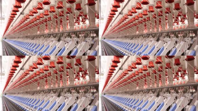 纺织纺纱车间自动化生产线