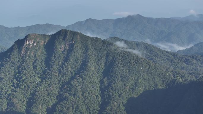 4K-Log-航拍海南热带雨林，尖峰岭