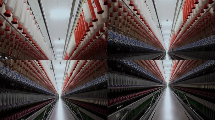 纺织纺纱车间自动化生产线