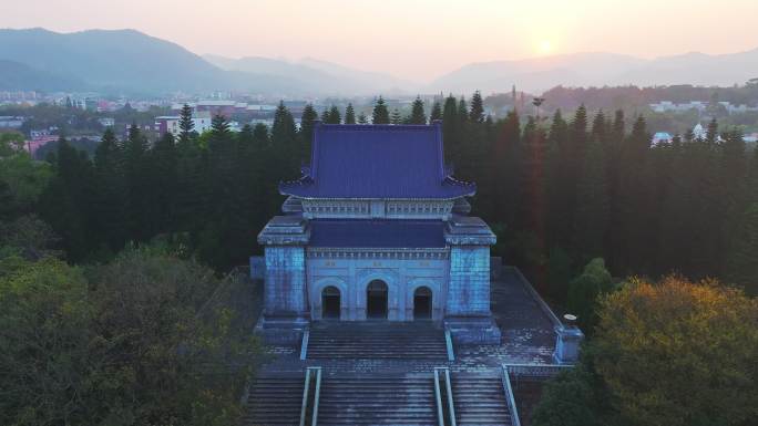 孙中山故居中山影视城旅游景区航拍