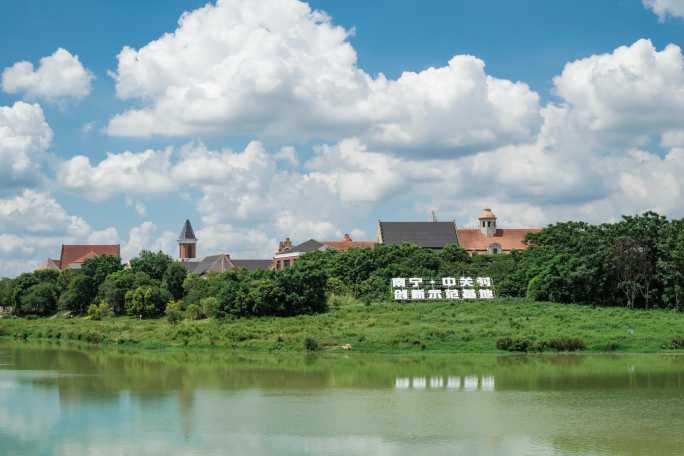 欧洲小镇城堡庄园古建筑延时
