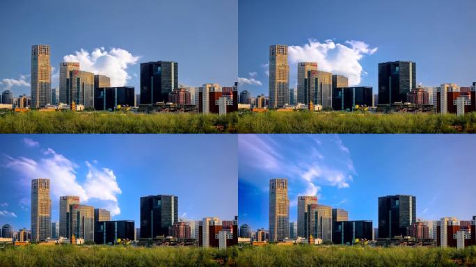 北京现代建筑延时摄影