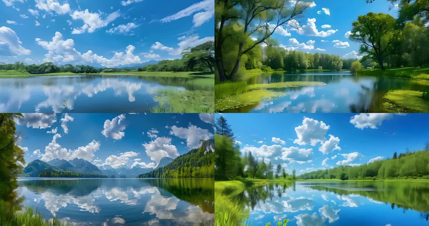 旅游旅行湖泊自然风景