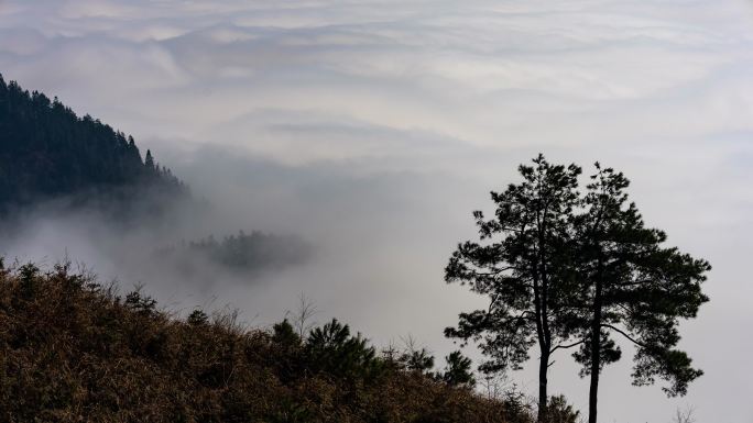 群山云海人间仙境